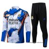 Chandal de Sudadera del Real Madrid 2025-2026 Azul Blanco Chandal de Sudadera del Real Madrid 2025-2026 Azul Blanco