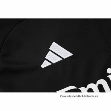 Chandal de Sudadera del Real Madrid Nino 2025-2026 Negro