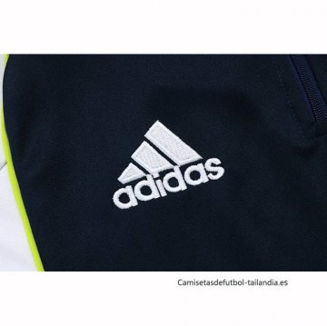 Chandal de Sudadera del Real Madrid Nino 2025-2026 Negro Blanco