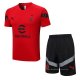 Chandal del AC Milan Manga Corta 2022-2023 Rojo - Pantalon Corto