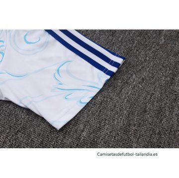 Chandal del Argentina Manga Corta 2026-2027 Blanco - Pantalon Corto