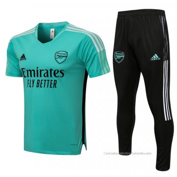 Chandal del Arsenal Manga Corta 2021-2022 Verde Chandal del Arsenal Manga Corta 2021-2022 Verde
