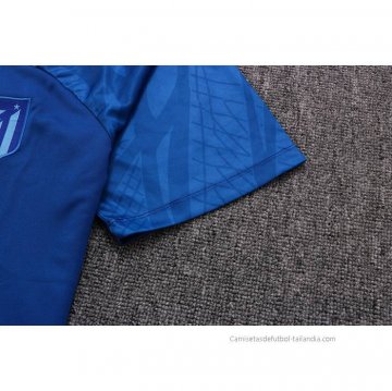 Chandal del Atletico Madrid Manga Corta 2022-2023 Azul - Pantalon Corto