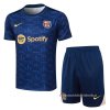 Chandal del Barcelona Manga Corta 2024-2025 Azul - Pantalon Corto Chandal del Barcelona Manga Corta 2024-2025 Azul - Pantalon Corto