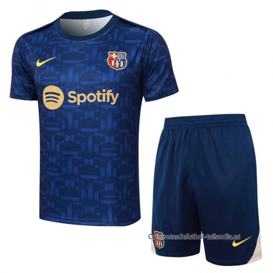 Chandal del Barcelona Manga Corta 2024-2025 Azul - Pantalon Corto - Haga un click en la imagen para cerrar
