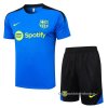 Chandal del Barcelona Manga Corta 2024-2025 Azul - Pantalon Corto Chandal del Barcelona Manga Corta 2024-2025 Azul - Pantalon Corto