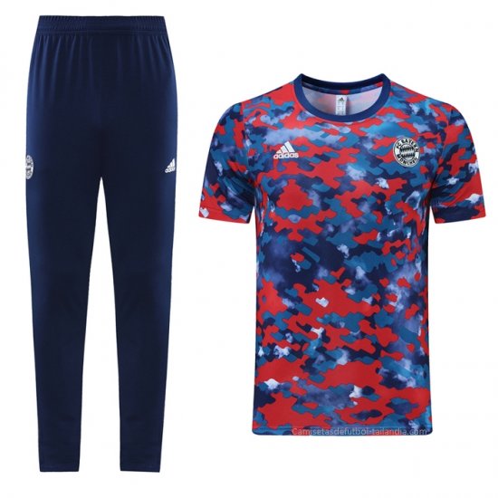 Chandal del Bayern Munich Manga Corta 2021 Azul - Haga un click en la imagen para cerrar