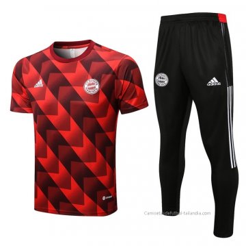 Chandal del Bayern Munich Manga Corta 2022-2023 Rojo Chandal del Bayern Munich Manga Corta 2022-2023 Rojo