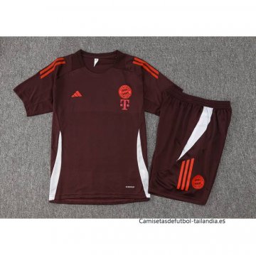 Chandal del Bayern Munich Manga Corta 2024-2025 Rojo - Pantalon Corto