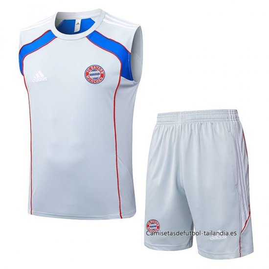 Chandal del Bayern Munich Sin Mangas 2025-2026 Gris - Haga un click en la imagen para cerrar