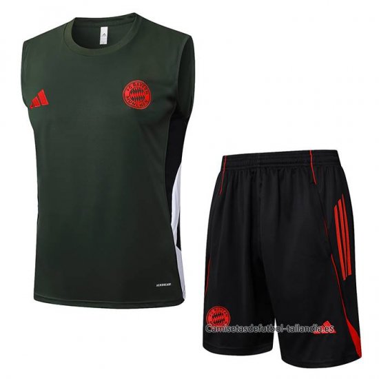 Chandal del Bayern Munich Sin Mangas 2025-2026 Verde - Haga un click en la imagen para cerrar