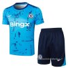 Chandal del Chelsea Manga Corta 2024-2025 Azul - Pantalon Corto Chandal del Chelsea Manga Corta 2024-2025 Azul - Pantalon Corto