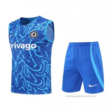 Chandal del Chelsea Sin Mangas 2022-2023 Azul Chandal del Chelsea Sin Mangas 2022-2023 Azul