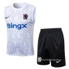 Chandal del Chelsea Sin Mangas 2025-2026 Blanco Gris Chandal del Chelsea Sin Mangas 2025-2026 Blanco Gris