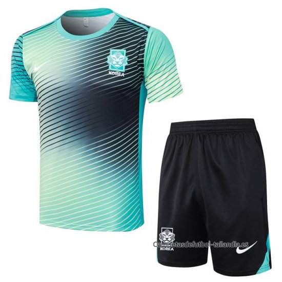 Chandal del Corea del Sur Manga Corta 2024-2025 Verde - Pantalon Corto - Haga un click en la imagen para cerrar