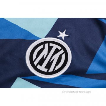 Chandal del Inter Milan Manga Corta 2022-2023 Azul - Pantalon Corto