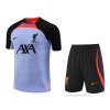Chandal del Liverpool Manga Corta 2022-2023 Purpura - Pantalon Corto