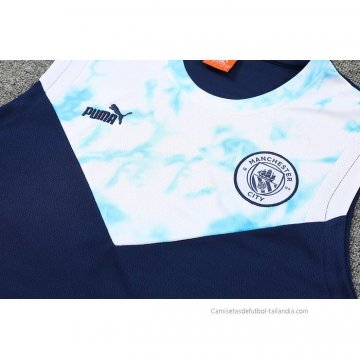 Chandal del Manchester City Sin Mangas 2022-2023 Azul
