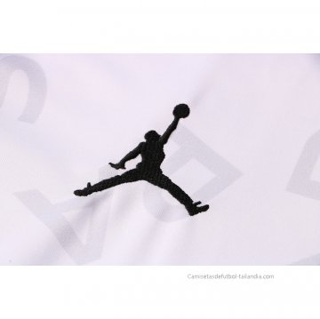 Chandal del Paris Saint-Germain Jordan Manga Corta 2021-2022 Blanco