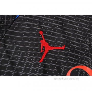 Chandal del Paris Saint-Germain Jordan Sin Mangas 2022-2023 Negro