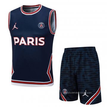 Chandal del Paris Saint-Germain Jordan Sin Mangas 2023-2024 Azul Chandal del Paris Saint-Germain Jordan Sin Mangas 2023-2024 Azul