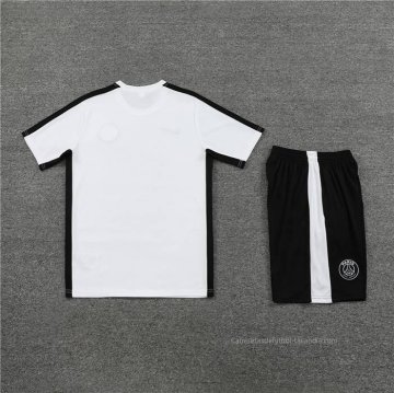Chandal del Paris Saint-Germain Manga Corta 2023-2024 Blanco - Pantalon Corto