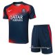 Chandal del Paris Saint-Germain Manga Corta 2023-2024 Rojo y Azul - Pantalon Corto