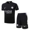 Chandal del Paris Saint-Germain Manga Corta 2026-2027 Negro - Pantalon Corto Chandal del Paris Saint-Germain Manga Corta 2026-2027 Negro - Pantalon Corto