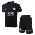 Chandal del Paris Saint-Germain Manga Corta 2026-2027 Negro - Pantalon Corto