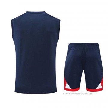 Chandal del Paris Saint-Germain Sin Mangas 2022-2023 Azul y Rojo
