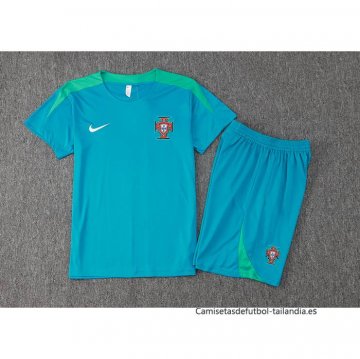 Chandal del Portugal Manga Corta 2024-2025 Verde - Pantalon Corto