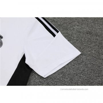 Chandal del Real Madrid Manga Corta 2022-2023 Blanco - Pantalon Corto