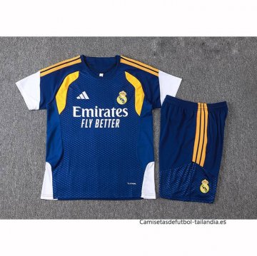 Chandal del Real Madrid Manga Corta 2026-2027 Azul - Pantalon Corto