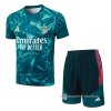 Chandal del Real Madrid Manga Corta 2026-2027 Verde - Pantalon Corto Chandal del Real Madrid Manga Corta 2026-2027 Verde - Pantalon Corto