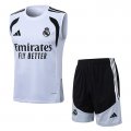 Chandal del Real Madrid Sin Mangas 2025-2026 Blanco