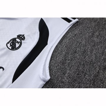 Chandal del Real Madrid Sin Mangas 2025-2026 Blanco