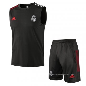 Chandal del Real Madrid Sin Mangas 2021-2022 Gris Chandal del Real Madrid Sin Mangas 2021-2022 Gris