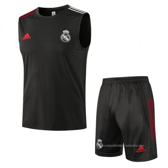 Chandal del Real Madrid Sin Mangas 2021-2022 Gris - Haga un click en la imagen para cerrar