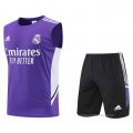 Chandal del Real Madrid Sin Mangas 2022-2023 Purpura