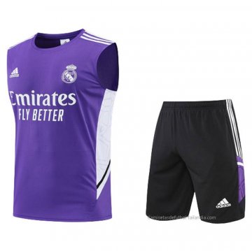 Chandal del Real Madrid Sin Mangas 2022-2023 Purpura Chandal del Real Madrid Sin Mangas 2022-2023 Purpura