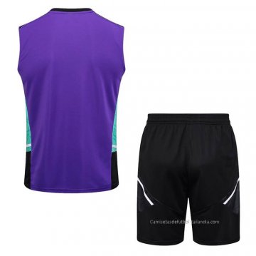 Chandal del Real Madrid Sin Mangas 2023-2024 Purpura