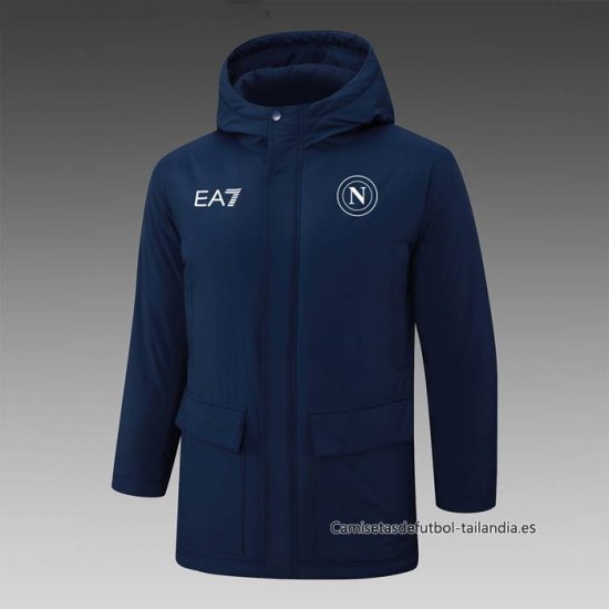 Chaqueta Invierno del Napoli 2024-2025 Azul - Haga un click en la imagen para cerrar