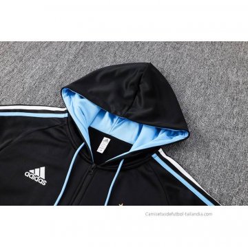 Chaqueta con Capucha del Argentina 2022-2023 Negro