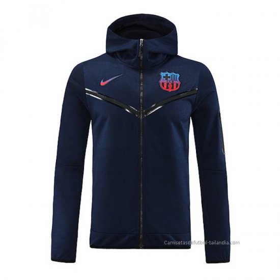 Chaqueta con Capucha del Barcelona 2022-2023 Azul - Haga un click en la imagen para cerrar