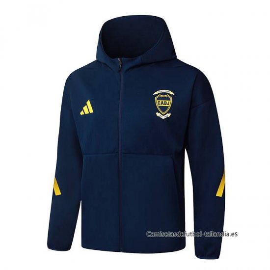 Chaqueta con Capucha del Boca Juniors 2025-2026 Azul - Haga un click en la imagen para cerrar