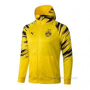 Chaqueta con Capucha del Borussia Dortmund 2021 Amarillo Chaqueta con Capucha del Borussia Dortmund 2021 Amarillo