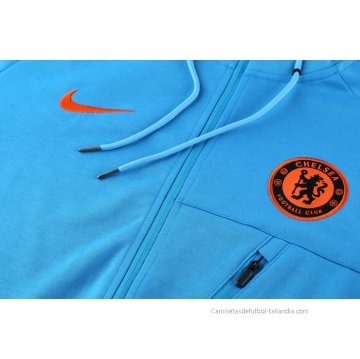Chaqueta con Capucha del Chelsea 2021-2022 Azul
