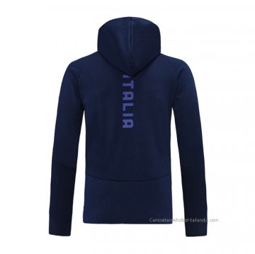 Chaqueta con Capucha del Italia 2021-2022 Azul