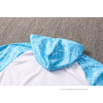 Chaqueta con Capucha del Manchester City 2021 Blanco
