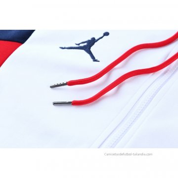 Chaqueta con Capucha del Paris Saint-Germain 2021-2022 Blanco